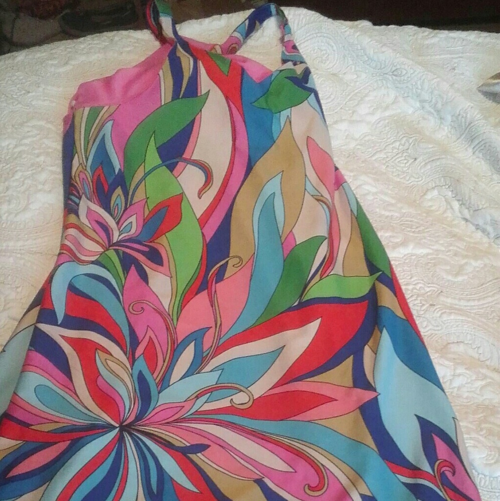 Beautiful abstract print sundress